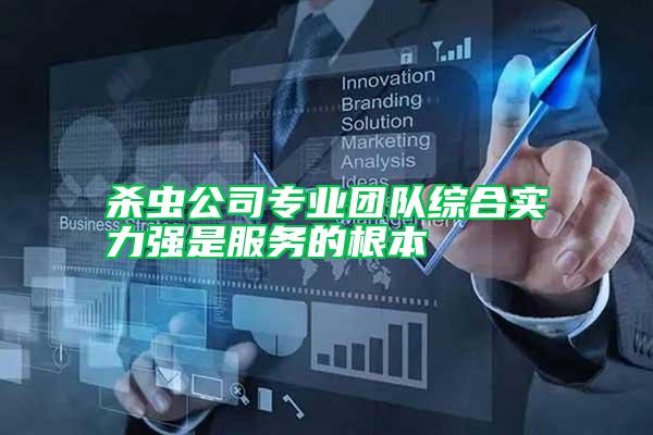 殺蟲公司專業團隊綜合實力強是服務的根本