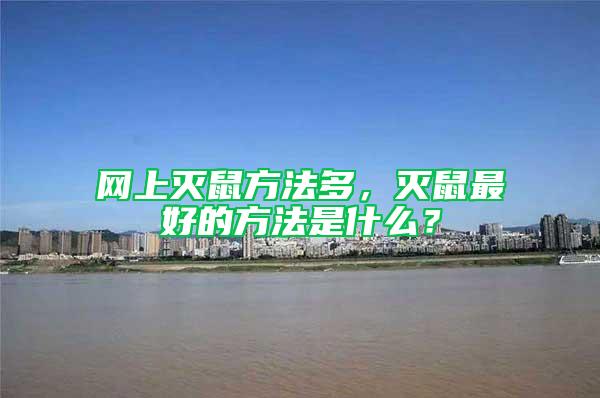 網(wǎng)上滅鼠方法多，滅鼠最好的方法是什么？