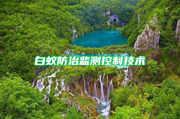 白蟻防治監(jiān)測控制技術