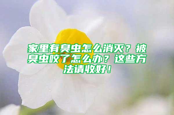 家里有臭蟲(chóng)怎么消滅?被臭蟲(chóng)咬了怎么辦?這些方法請(qǐng)收好!