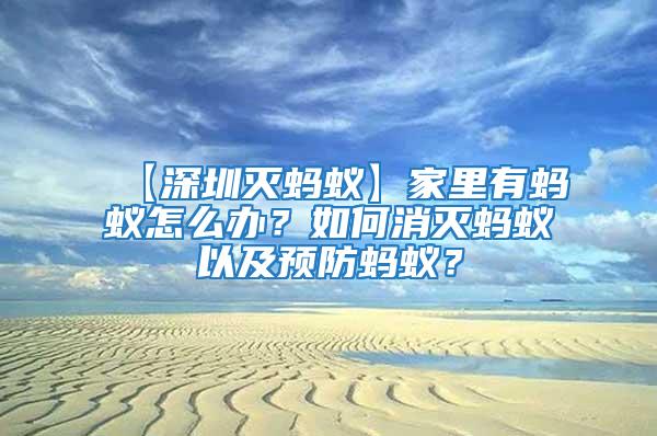 【深圳滅螞蟻】家里有螞蟻怎么辦？如何消滅螞蟻以及預防螞蟻？