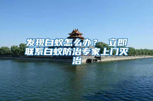 發(fā)現(xiàn)白蟻怎么辦? 立即聯(lián)系白蟻防治專家上門滅治