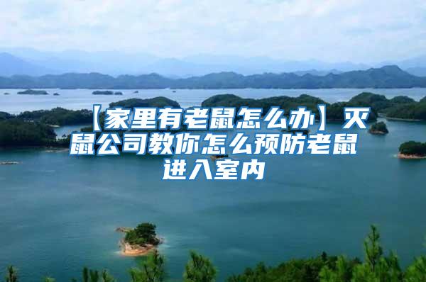 【家里有老鼠怎么辦】滅鼠公司教你怎么預(yù)防老鼠進(jìn)入室內(nèi)