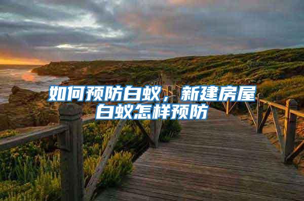 如何預防白蟻,新建房屋白蟻怎樣預防
