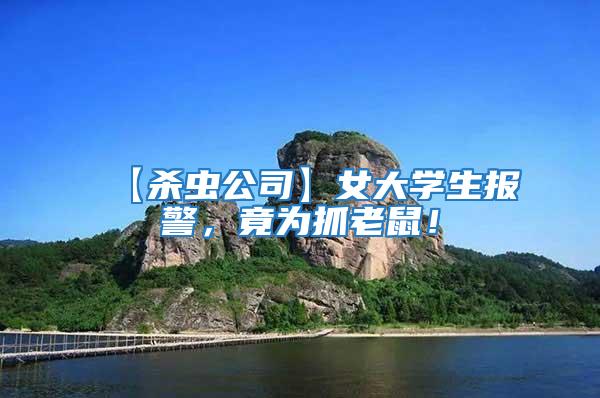 【殺蟲(chóng)公司】女大學(xué)生報(bào)警,竟為抓老鼠!