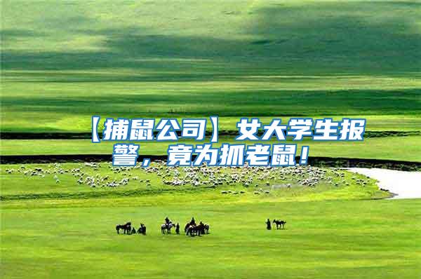 【捕鼠公司】女大學生報警,竟為抓老鼠!