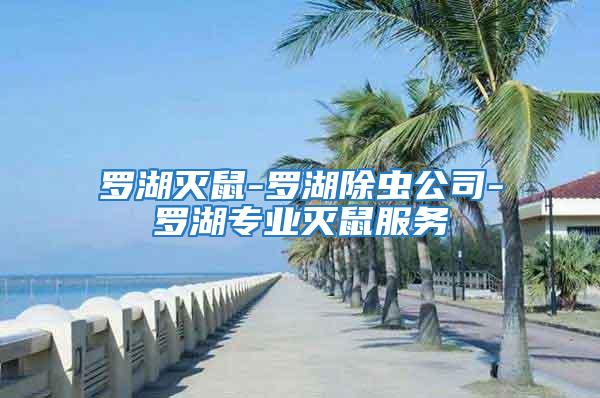 羅湖滅鼠-羅湖除蟲公司-羅湖專業滅鼠服務